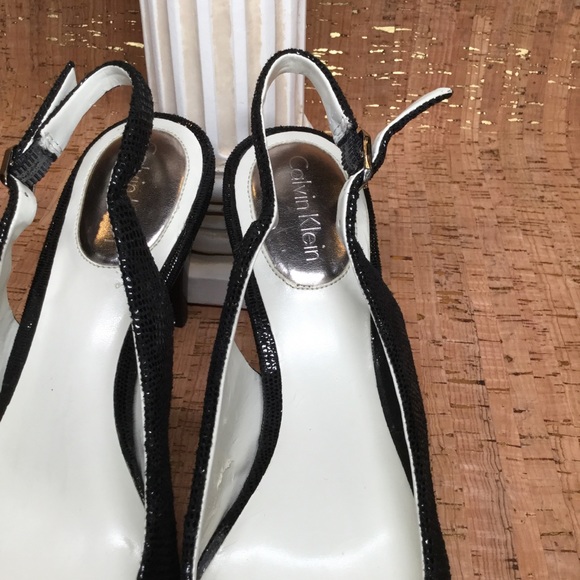 Calvin Klein Sadi Sling Back Heel Women’s Shoes - Picture 5 of 8